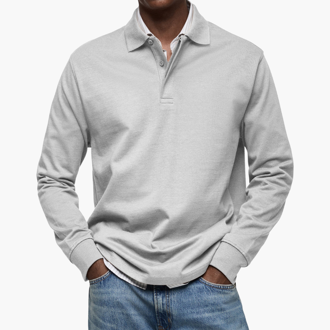 Alexandre | Casual Langarm-Poloshirt