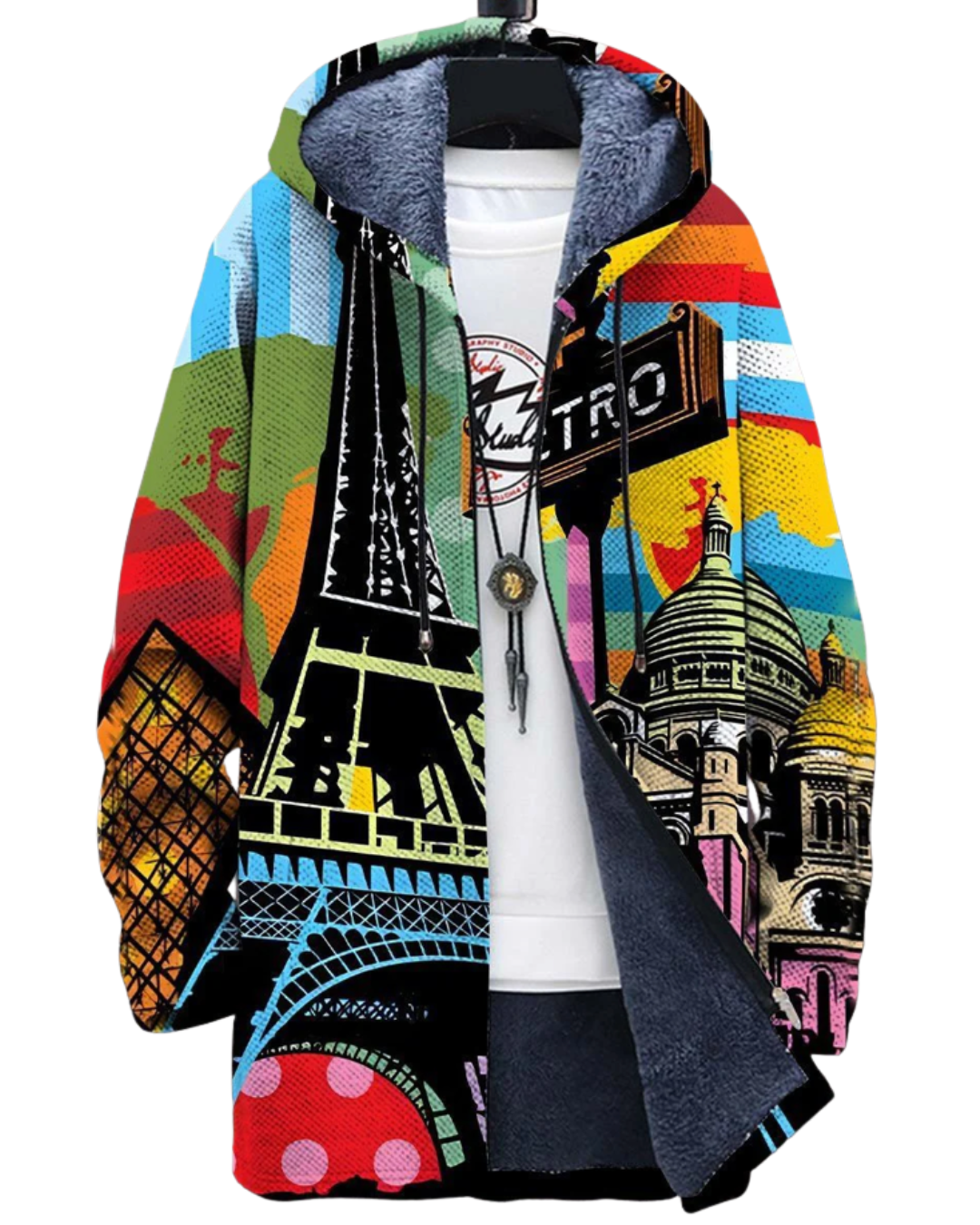 Marlee | Luxuriöser Cardigan mit künstlerischer Inspiration