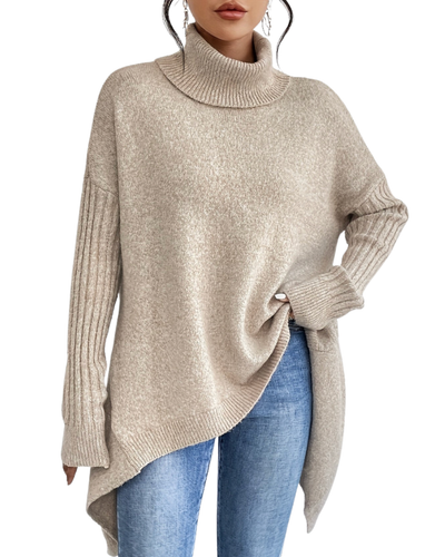 Laila | Übergroßer Polopullover