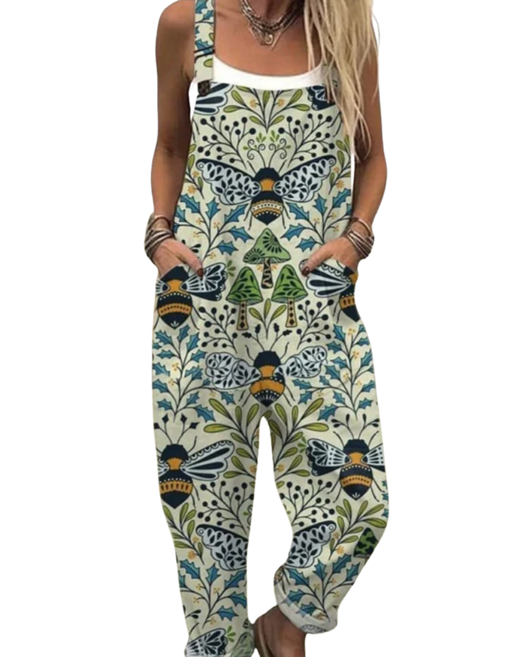 Zerva | Vintage-Jumpsuit im Frühlingsstil