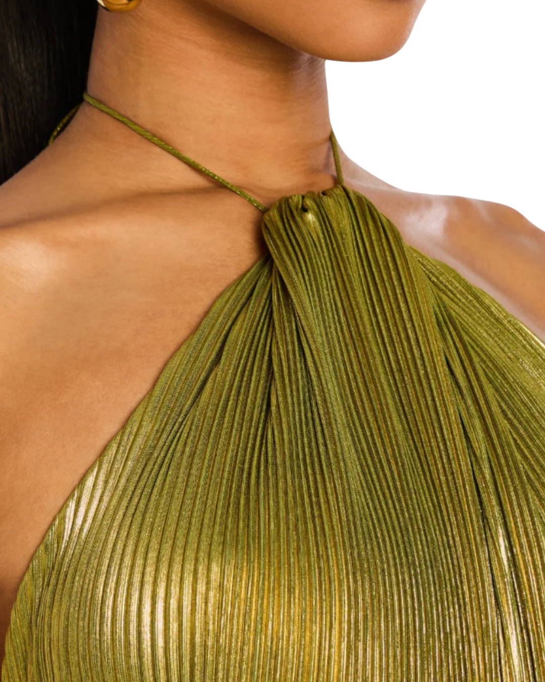 Lorette | Schimmerndes Kleid mit Rückenausschnitt