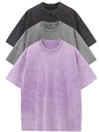 John | Oversized Baumwoll-T-Shirt Set – 3er-Pack