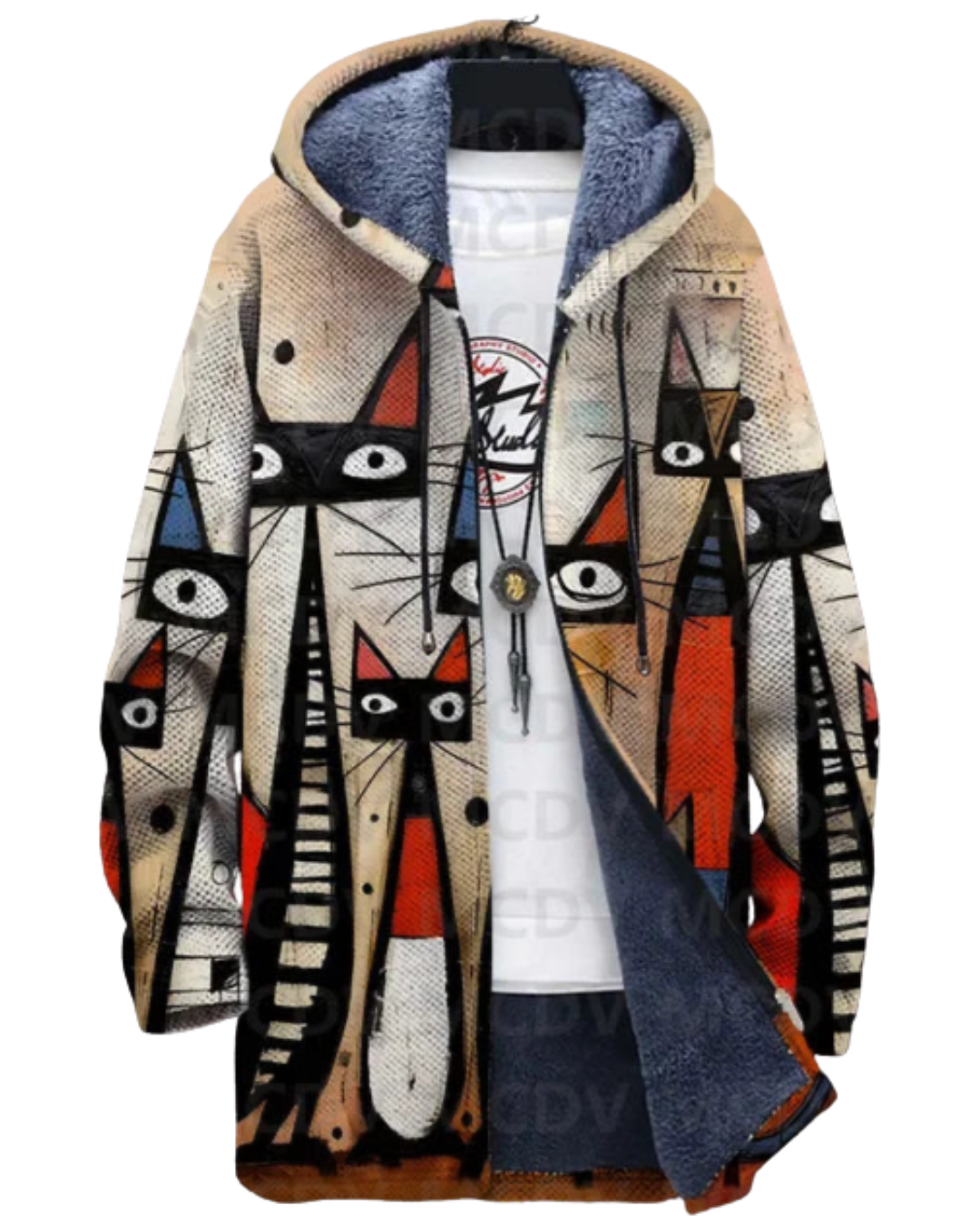 Kiara | Luxuriöser Cardigan mit künstlerischer Inspiration