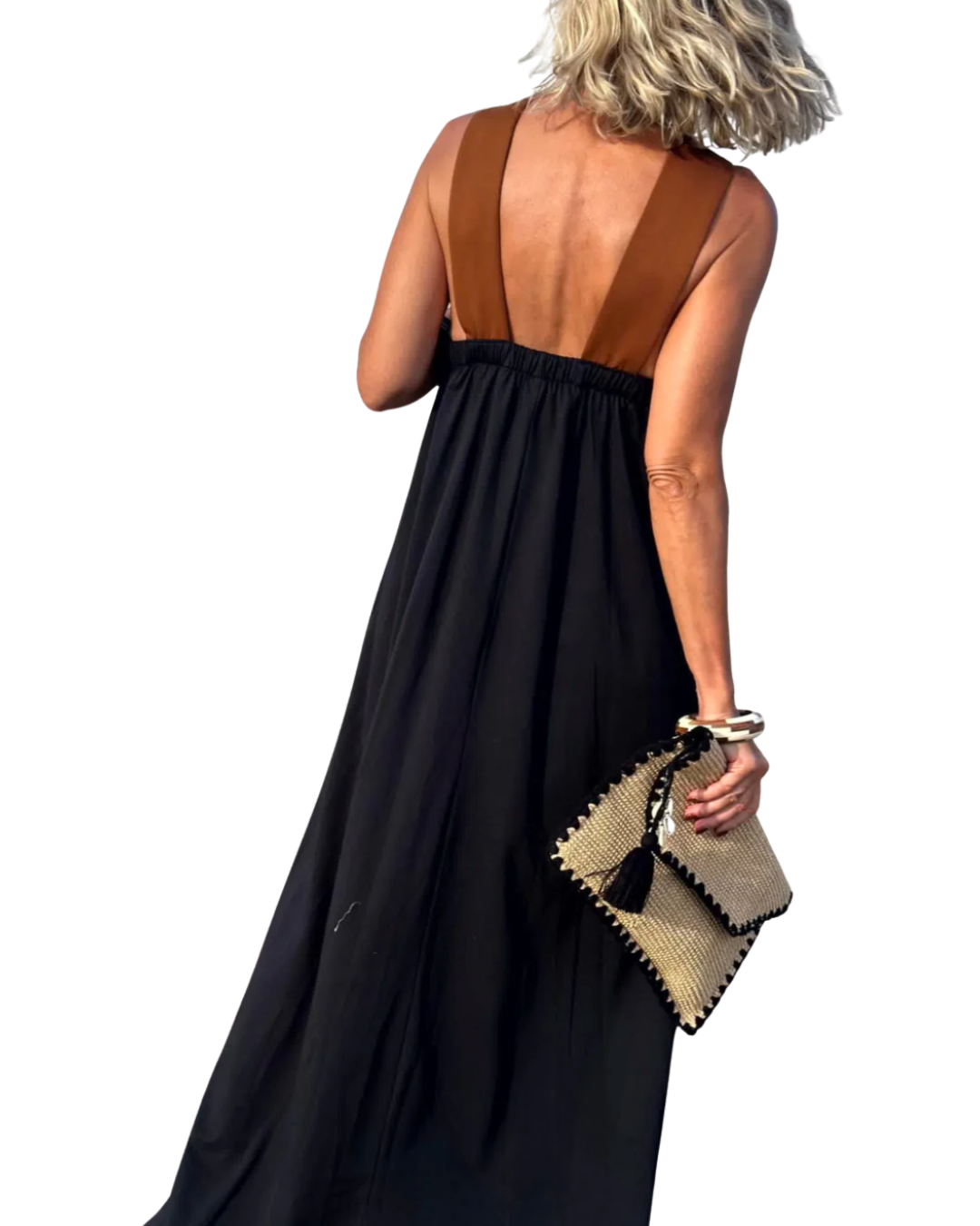 Sienna | Elegantes Kleid mit offenem Rücken und modischem Neckholder-Ausschnitt