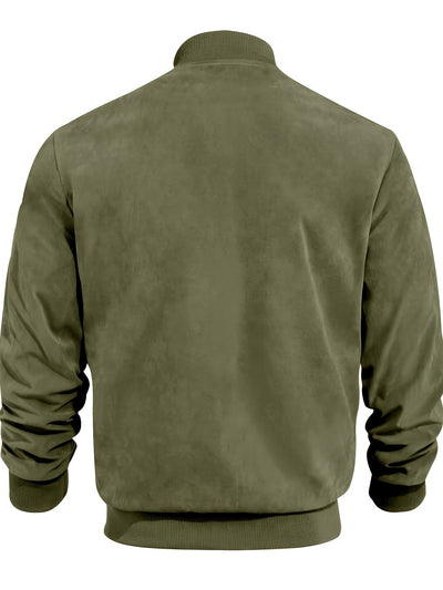 Lars | Retro Herrenjacke aus Wildleder-Optik