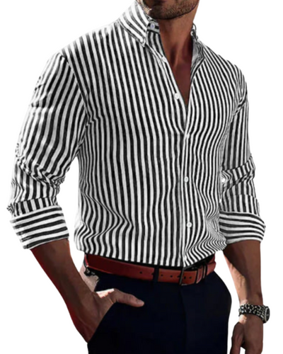 Roan | Hemd mit auffälligen Streifen