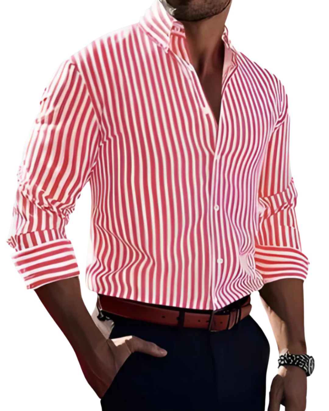 Roan | Hemd mit auffälligen Streifen