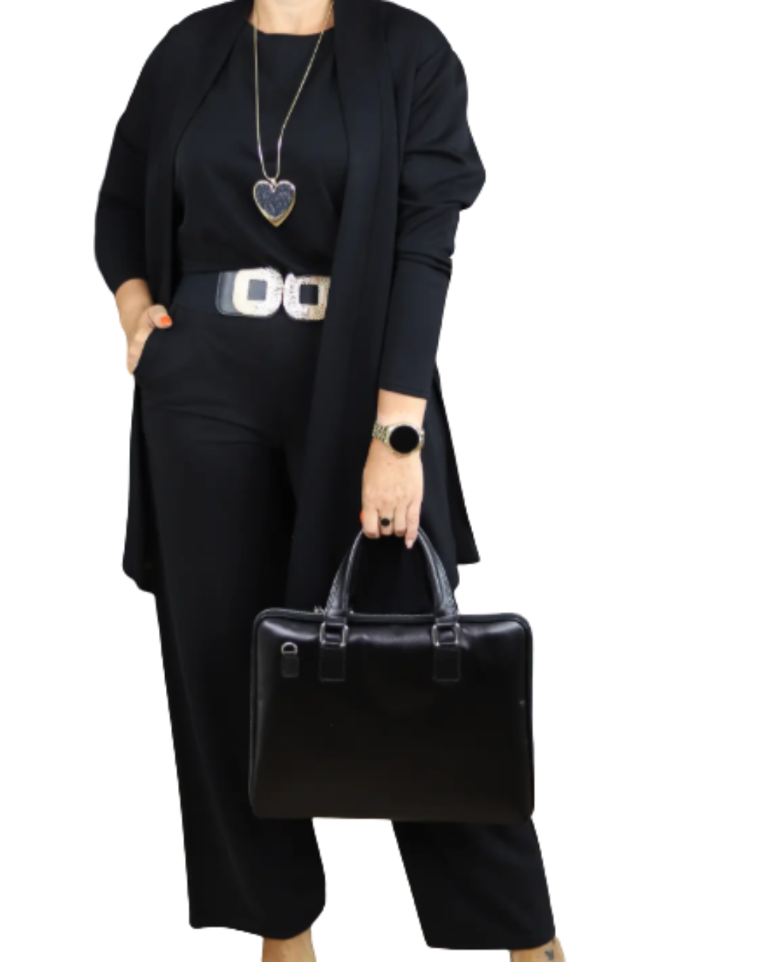 Hannelore | 3-teiliges Set mit langem Cardigan, elegantem Komfort und vielseitigem Stil für alle Gelegenheiten