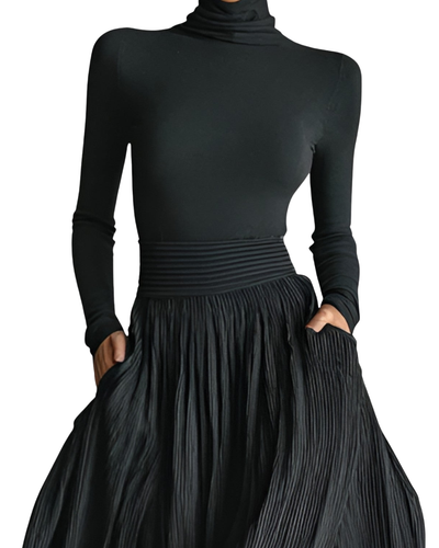 Annika | Maxi kleid mit hoher Taille