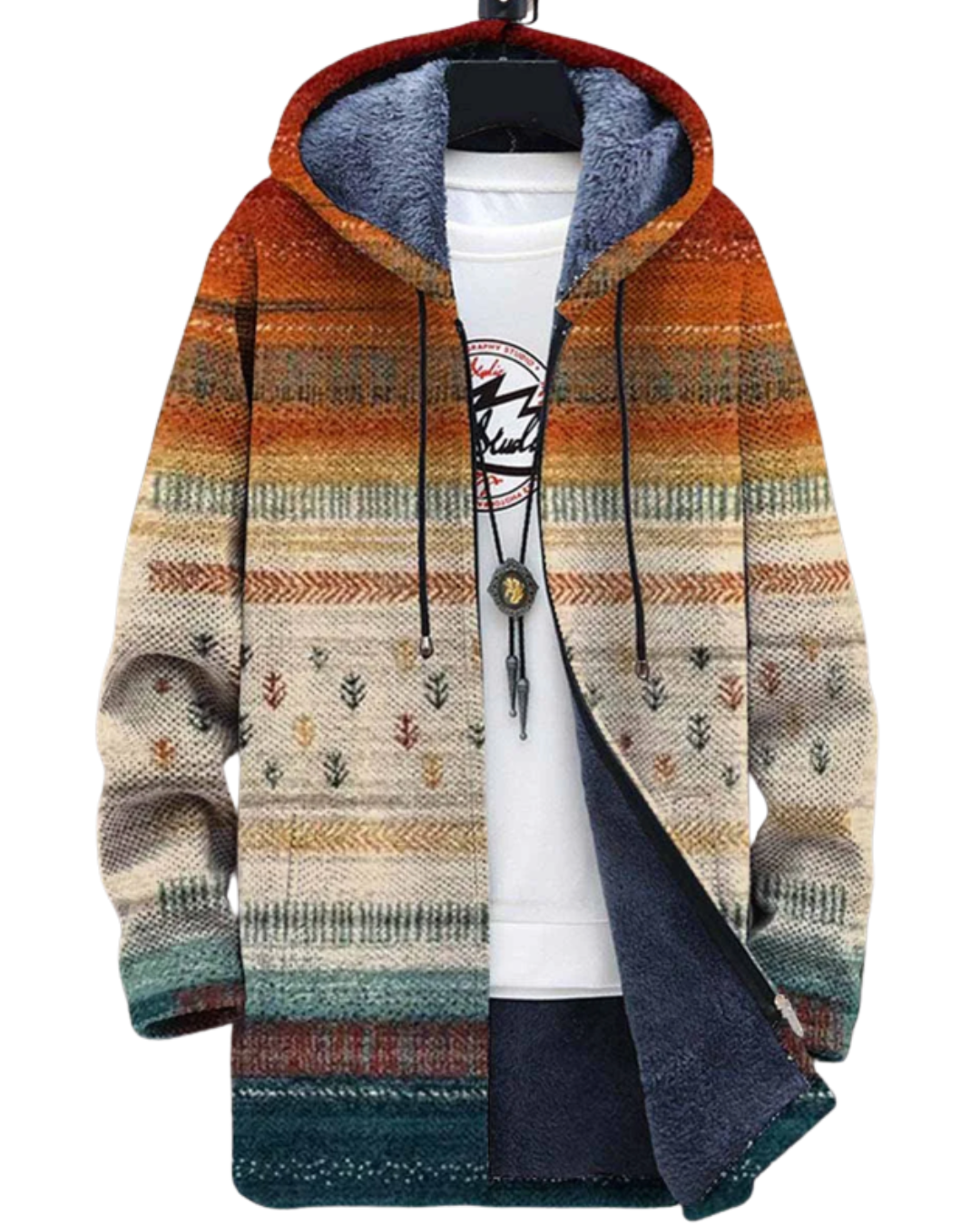 Zalie | Luxuriöser Cardigan mit künstlerischer Inspiration