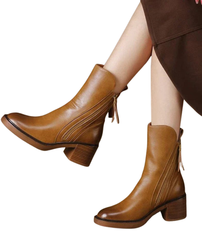 Frieda | Stiefel mit bequemem Absatz, elegant und zeitlos
