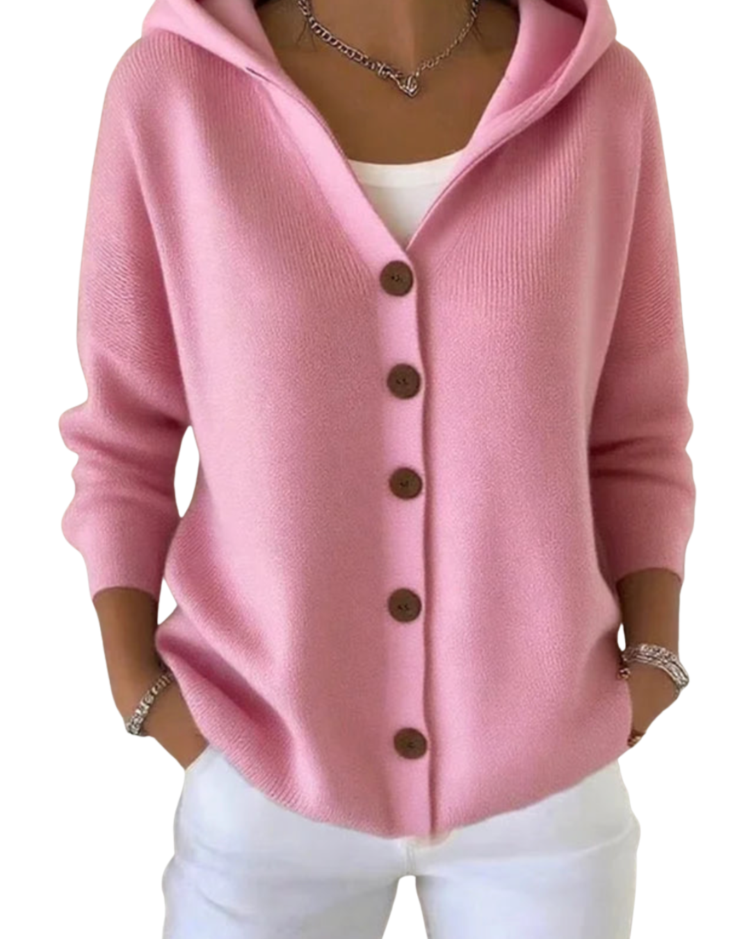 Nylah | Bequeme Strickjacke mit langen Ärmeln