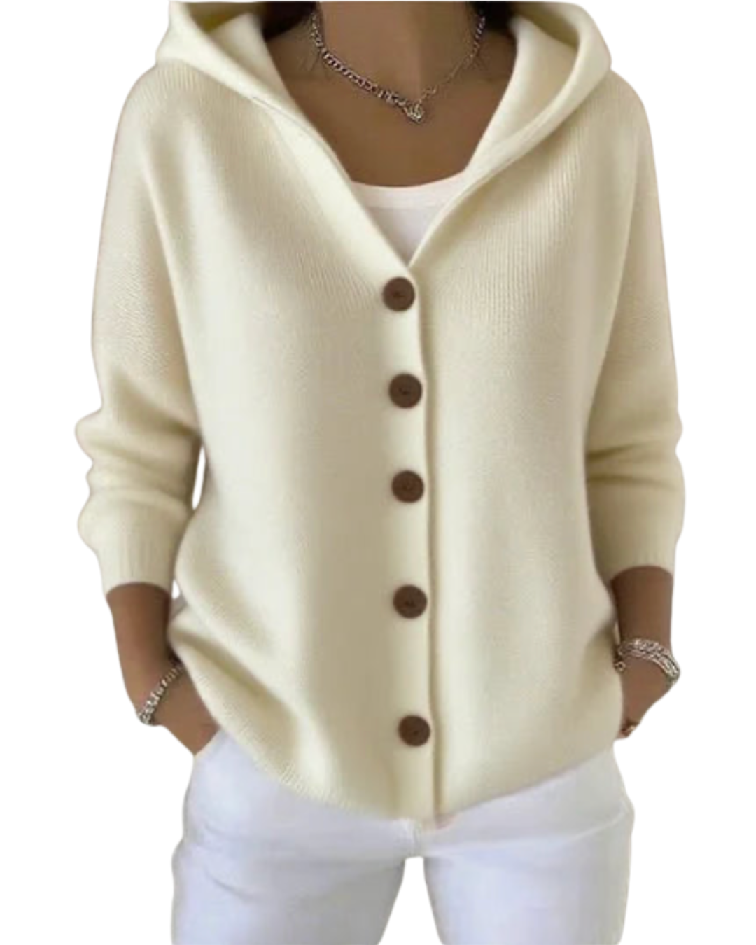 Nylah | Bequeme Strickjacke mit langen Ärmeln