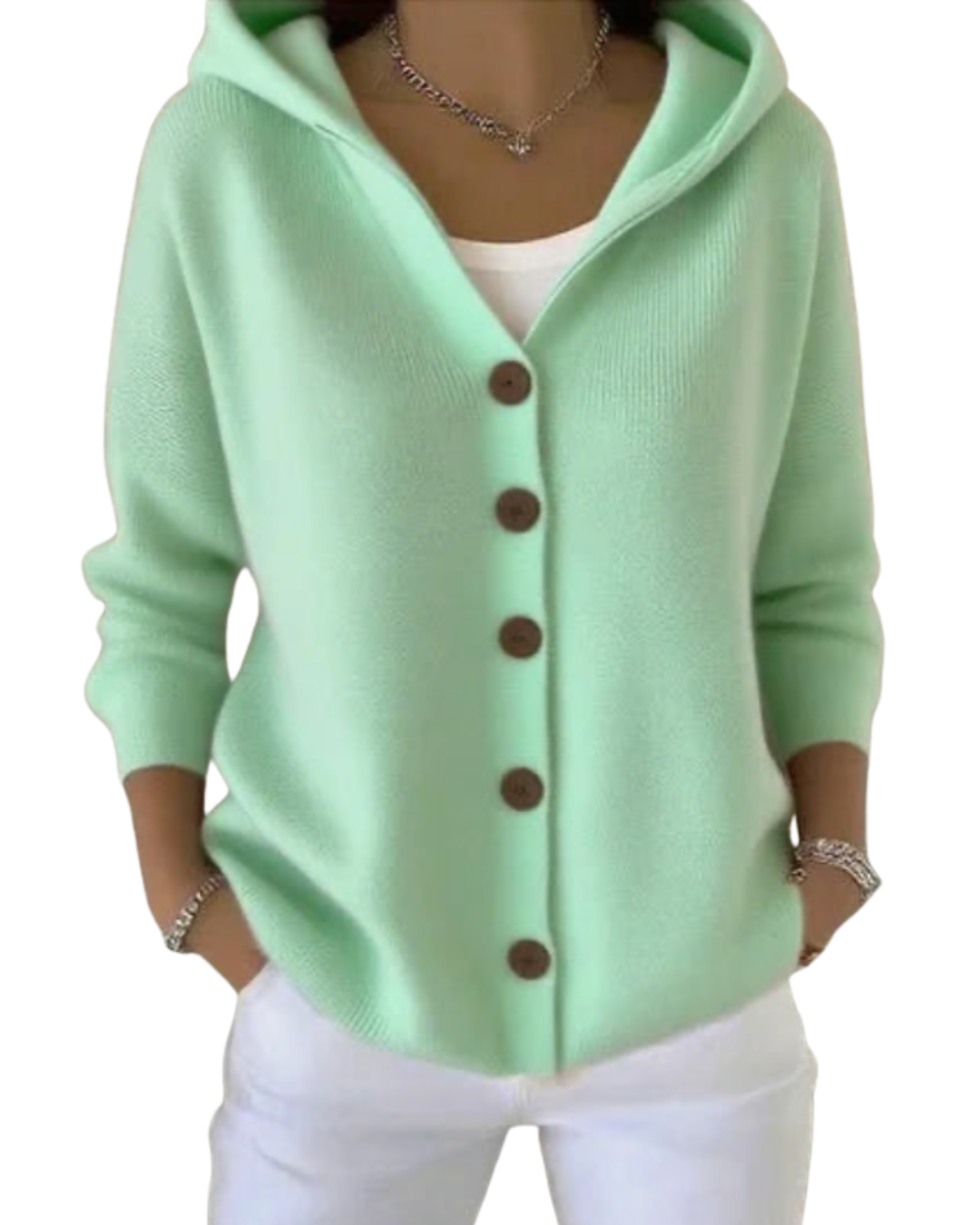 Nylah | Bequeme Strickjacke mit langen Ärmeln