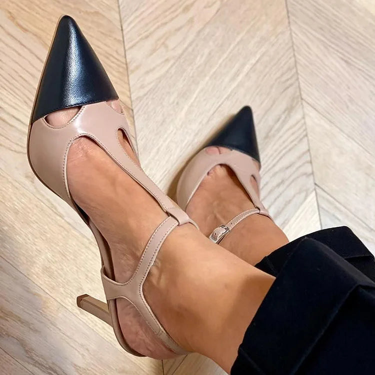 Evrardine | Zweifarbige Pumps