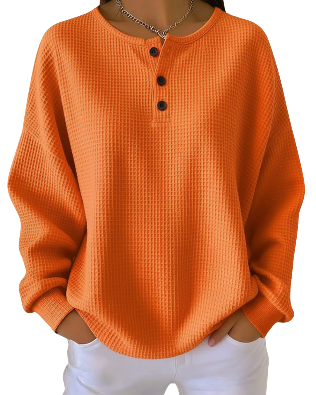 Anne | Lässiges Sweatshirt mit Kragen