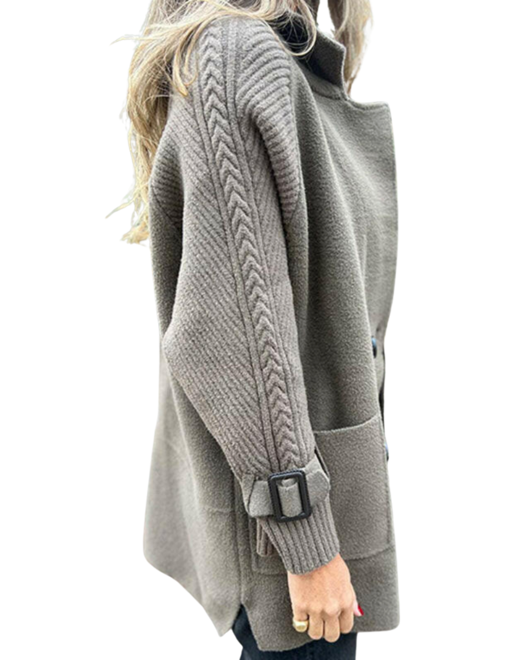 Isola | Mantel mittlerer Länge mit doppelreihigem Verschluss