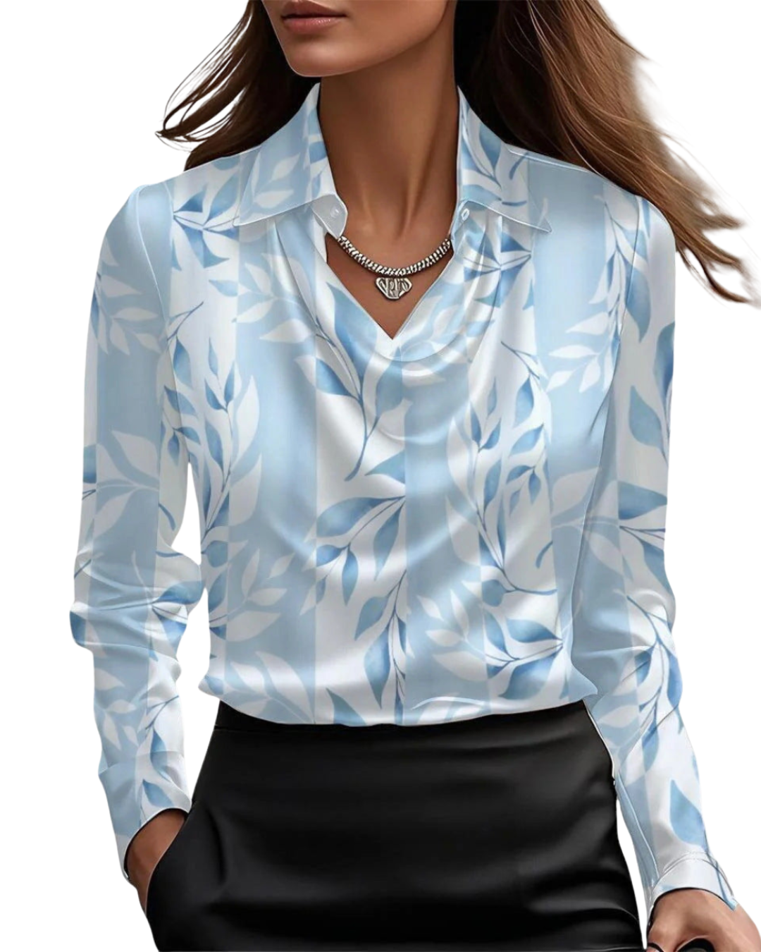 Brooklyn | Elegante Bluse im Satin-Look