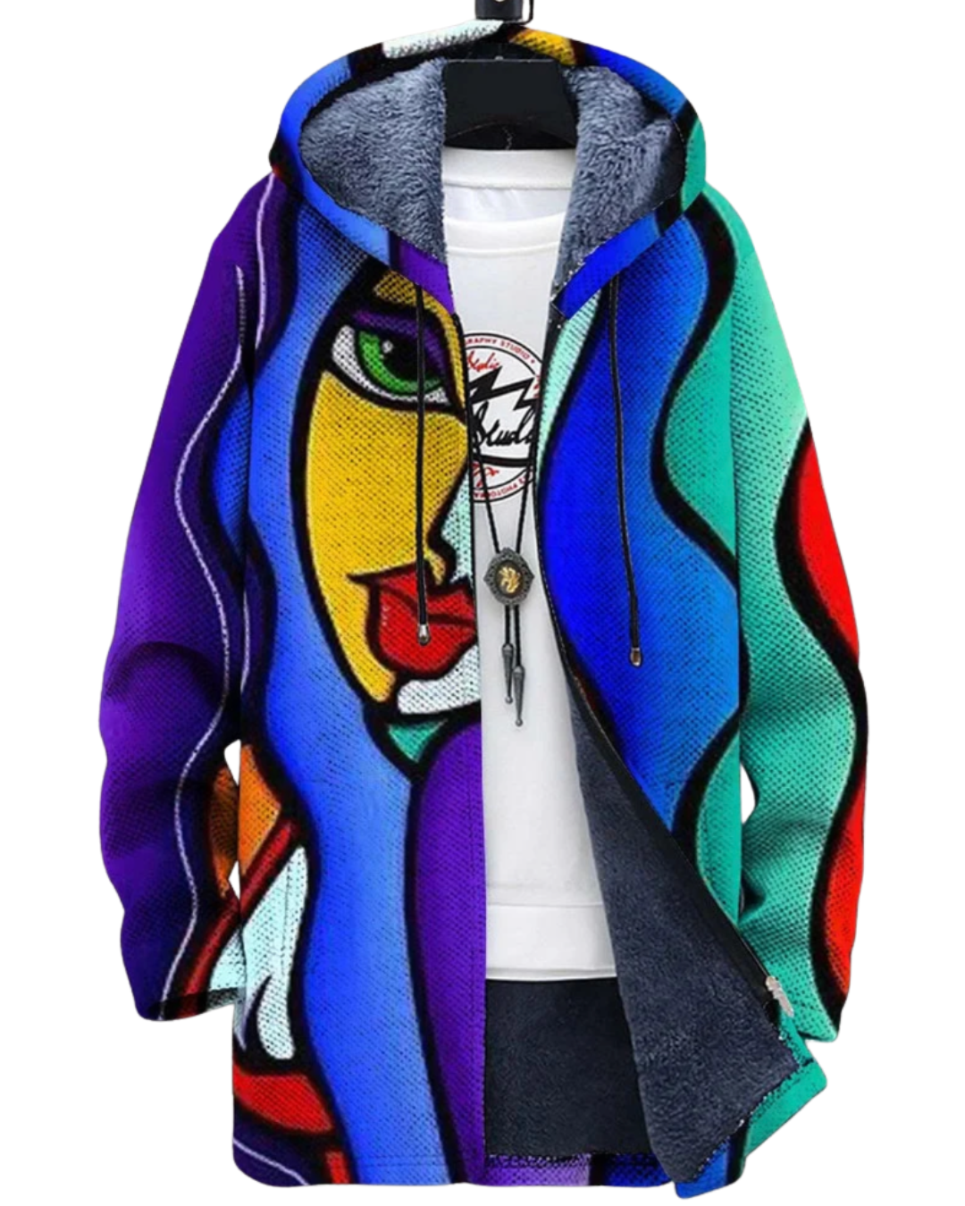 Allira | Luxuriöser Cardigan mit künstlerischer Inspiration