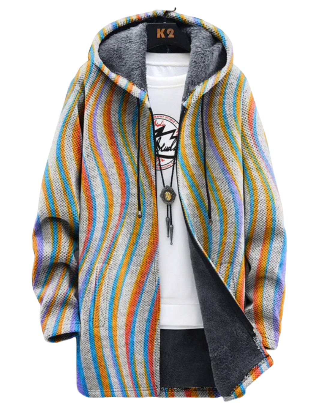 Chloe | Luxuriöser Cardigan mit künstlerischer Inspiration