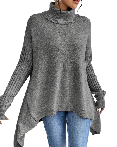 Laila | Übergroßer Polopullover