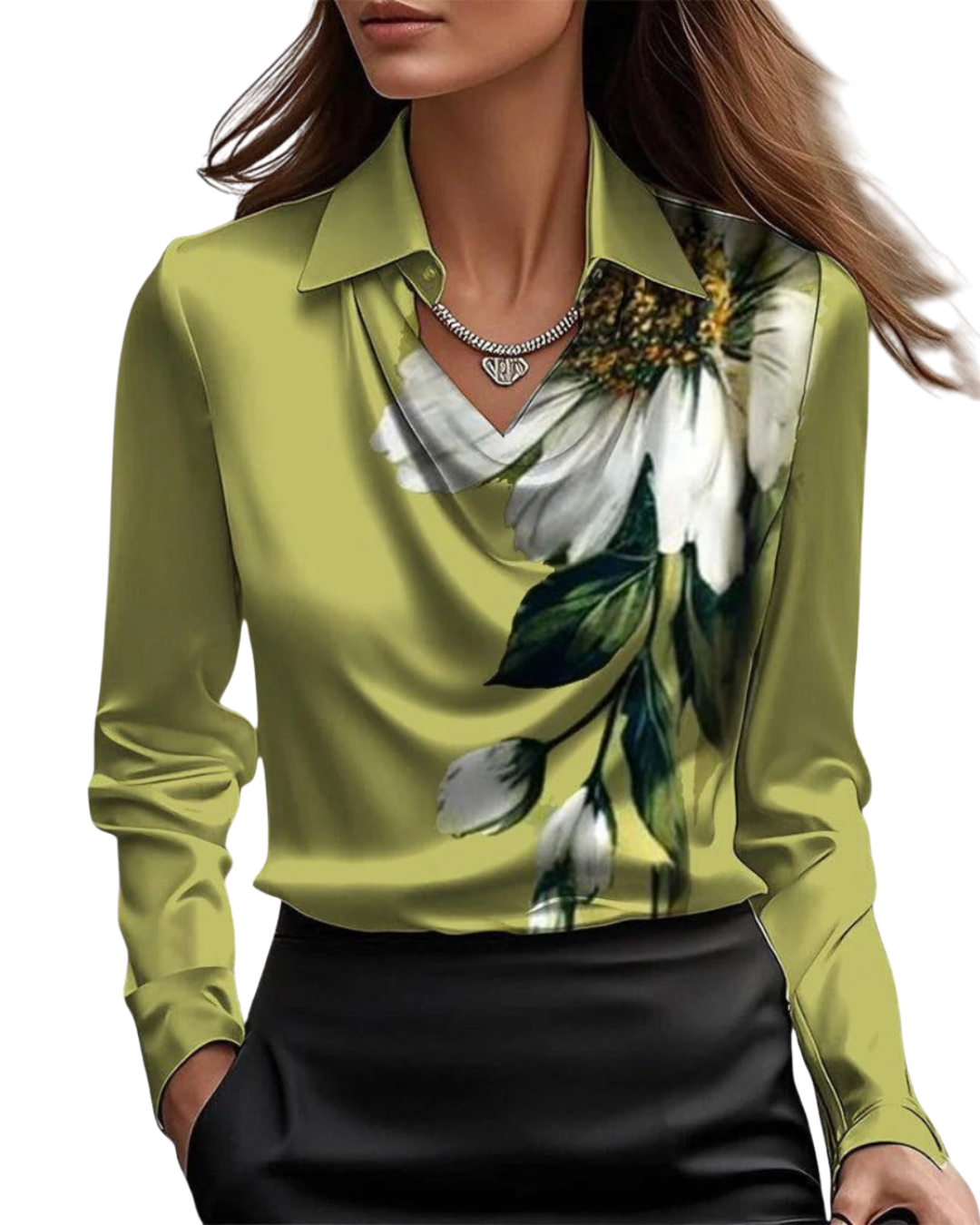 Brooklyn | Elegante Bluse im Satin-Look