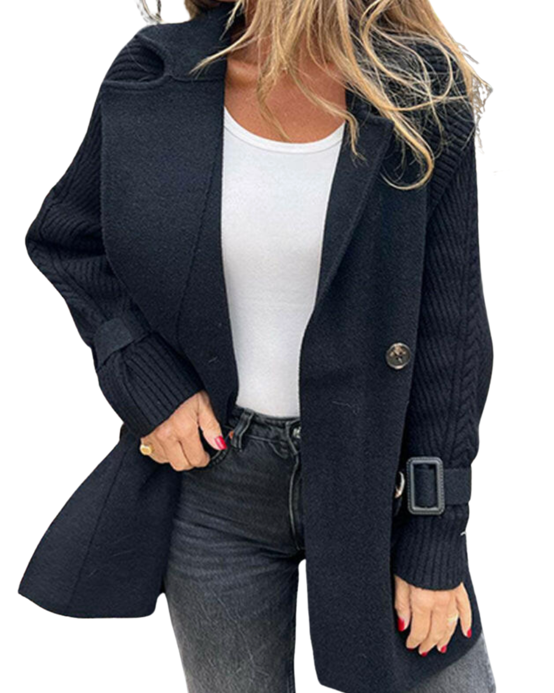 Isola | Mantel mittlerer Länge mit doppelreihigem Verschluss