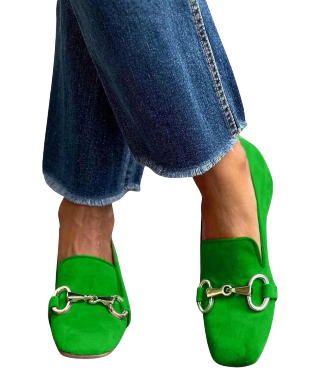 Maria | Loafers mit eckiger Spitze und Schnalle