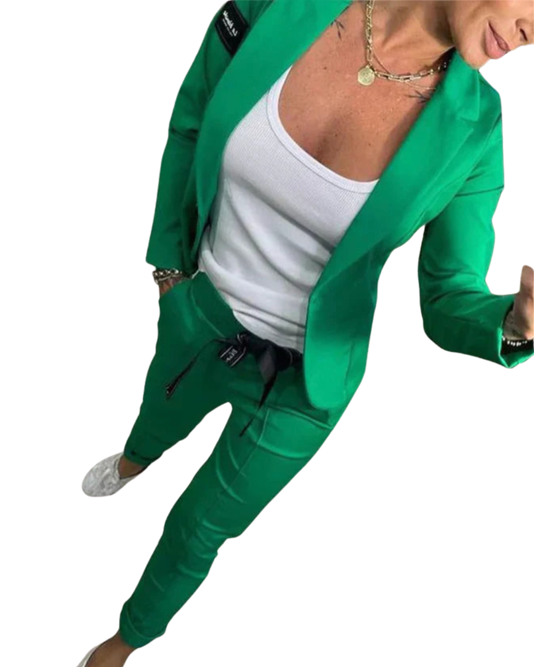 Isabelle | Ein personalisiertes Set mit weicher Jacke und lockeren Trainingsanzügen