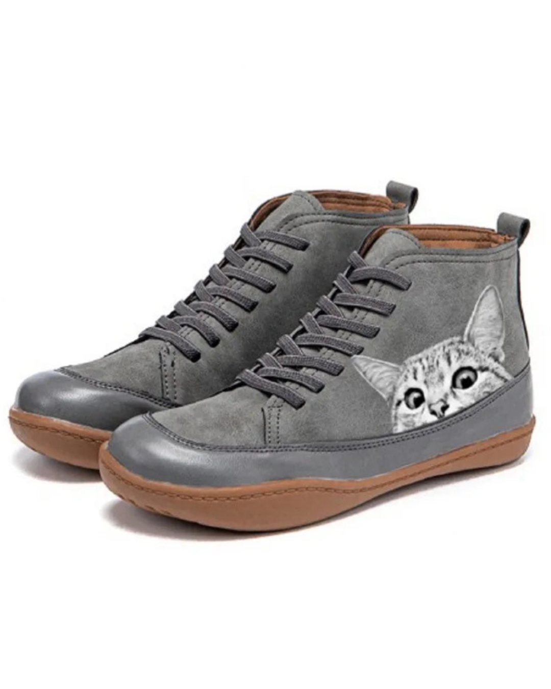 Katz | Lederstiefeletten für Katzenliebhaber