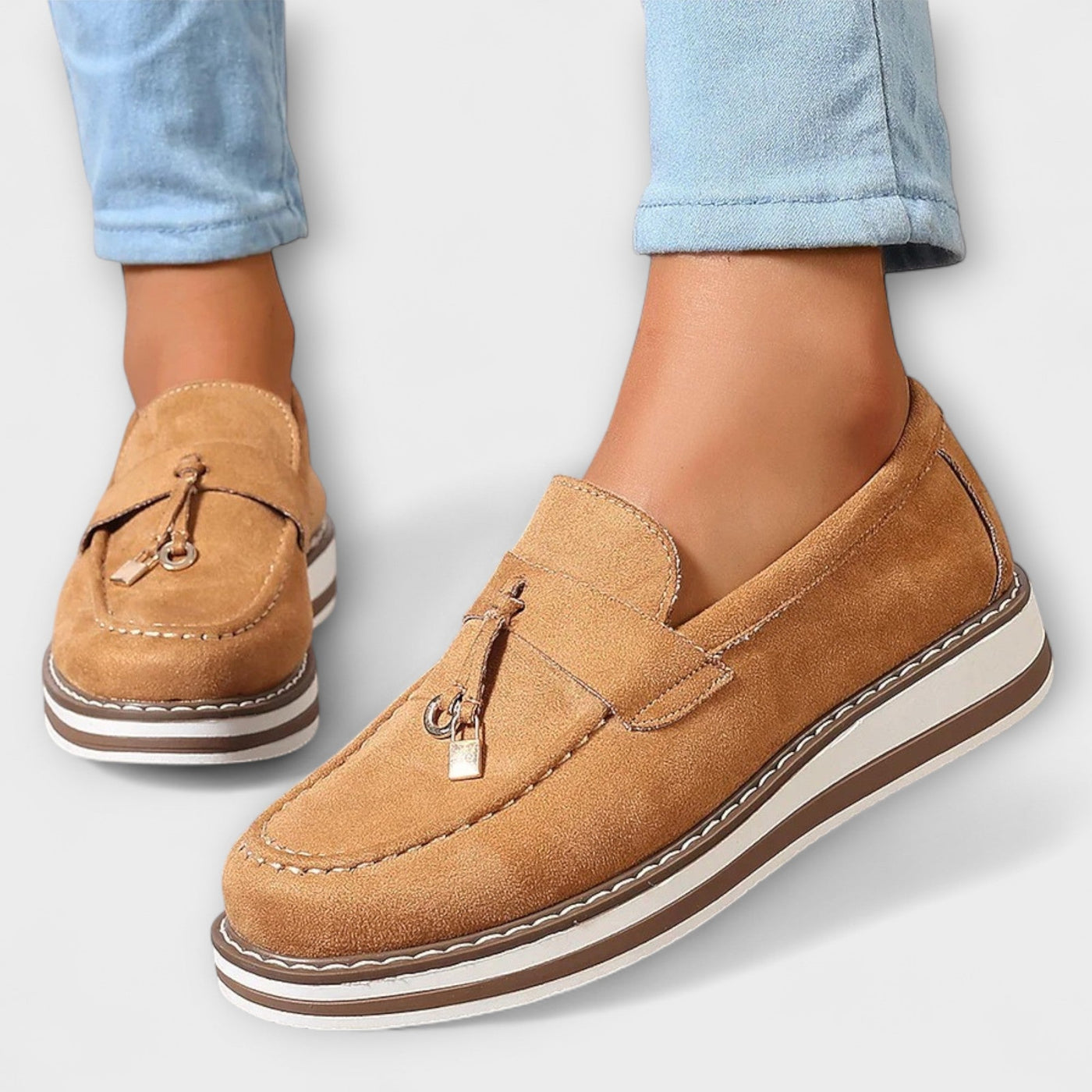 Myrth | Lässige Loafers mit runder Spitze