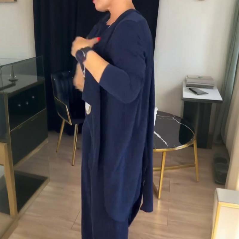 Hannelore | 3-teiliges Set mit langem Cardigan, elegantem Komfort und vielseitigem Stil für alle Gelegenheiten
